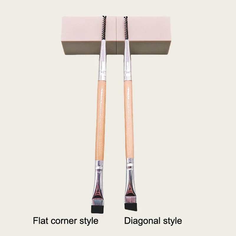 2-in-1 Eyebrow & Eyelash Spoolie Brush | Dual Ended