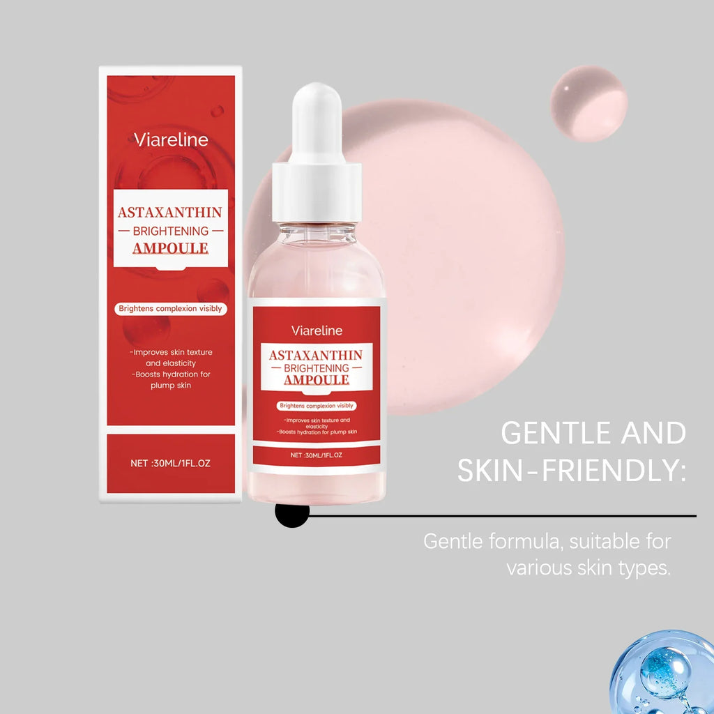 Viareline Astaxanthin Face Serum | Hydrating, Firming, Brightening