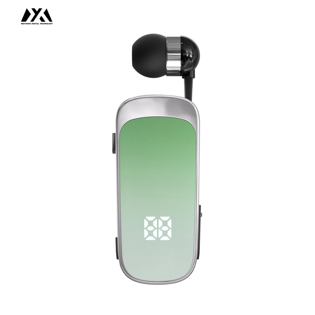 K20 Clip-On Bluetooth Earphone – Single Ear Wireless Headset