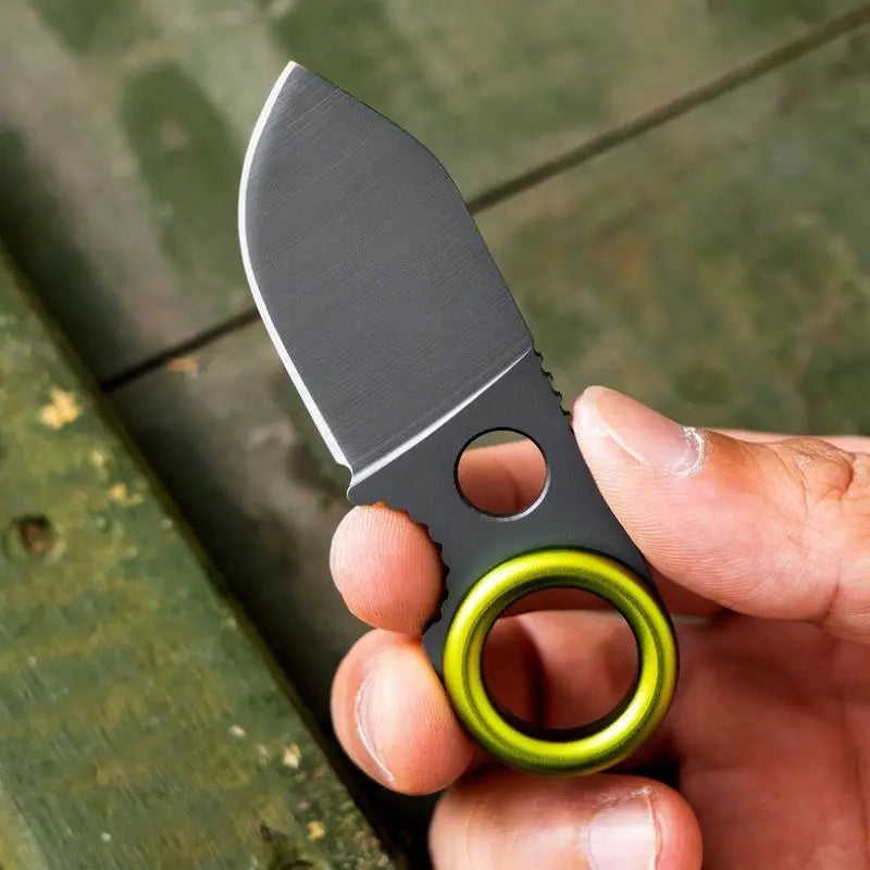 Mini EDC Pocket Knife – Stainless Steel Keychain Blade & Money Clip