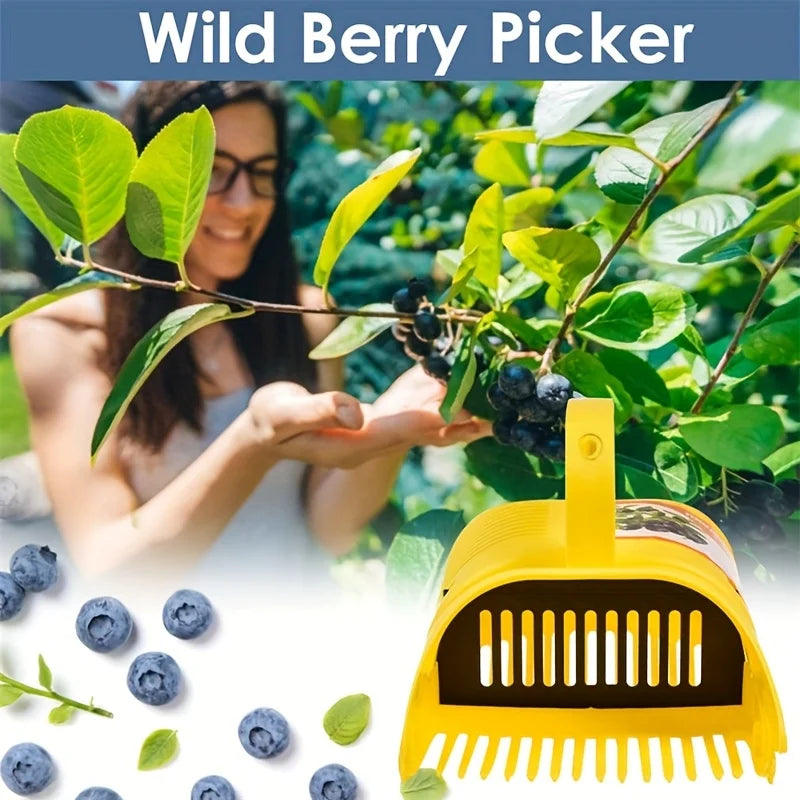 Easy-grip Blueberry Picker Tool Portable Fruit Harvesting Device