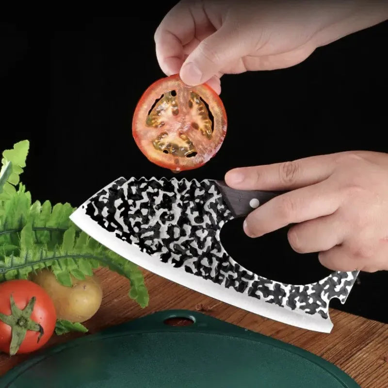 Stainless Steel Chef's Cleaver & Slicing Knife – 21.5cm