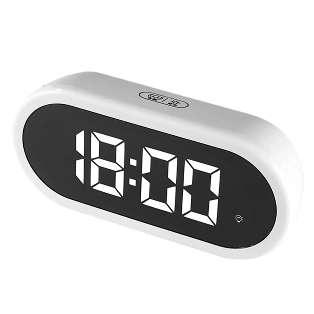 LED Digital Alarm Clock | Snooze, Dimmer & USB Charging