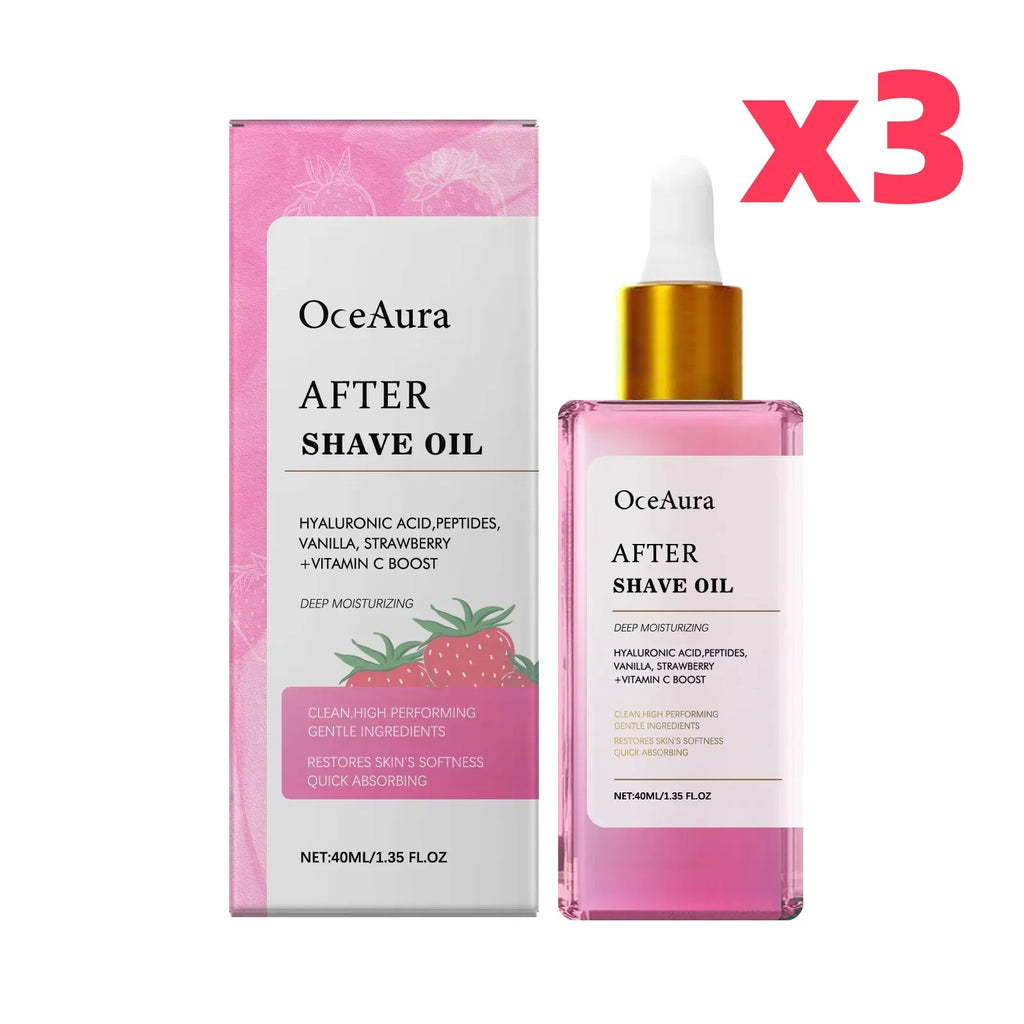 OceAura Strawberry Vanilla After Shave Oil – Soothing 40ml