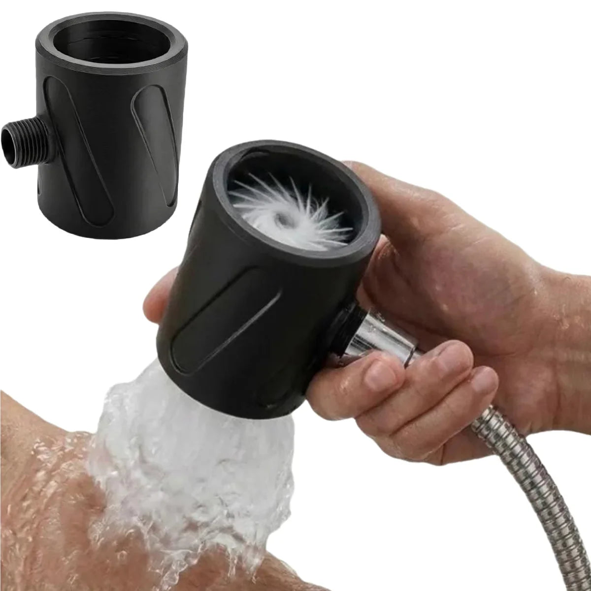 3D Printed Handheld Shower Head | High Pressure Vortex Nozzle