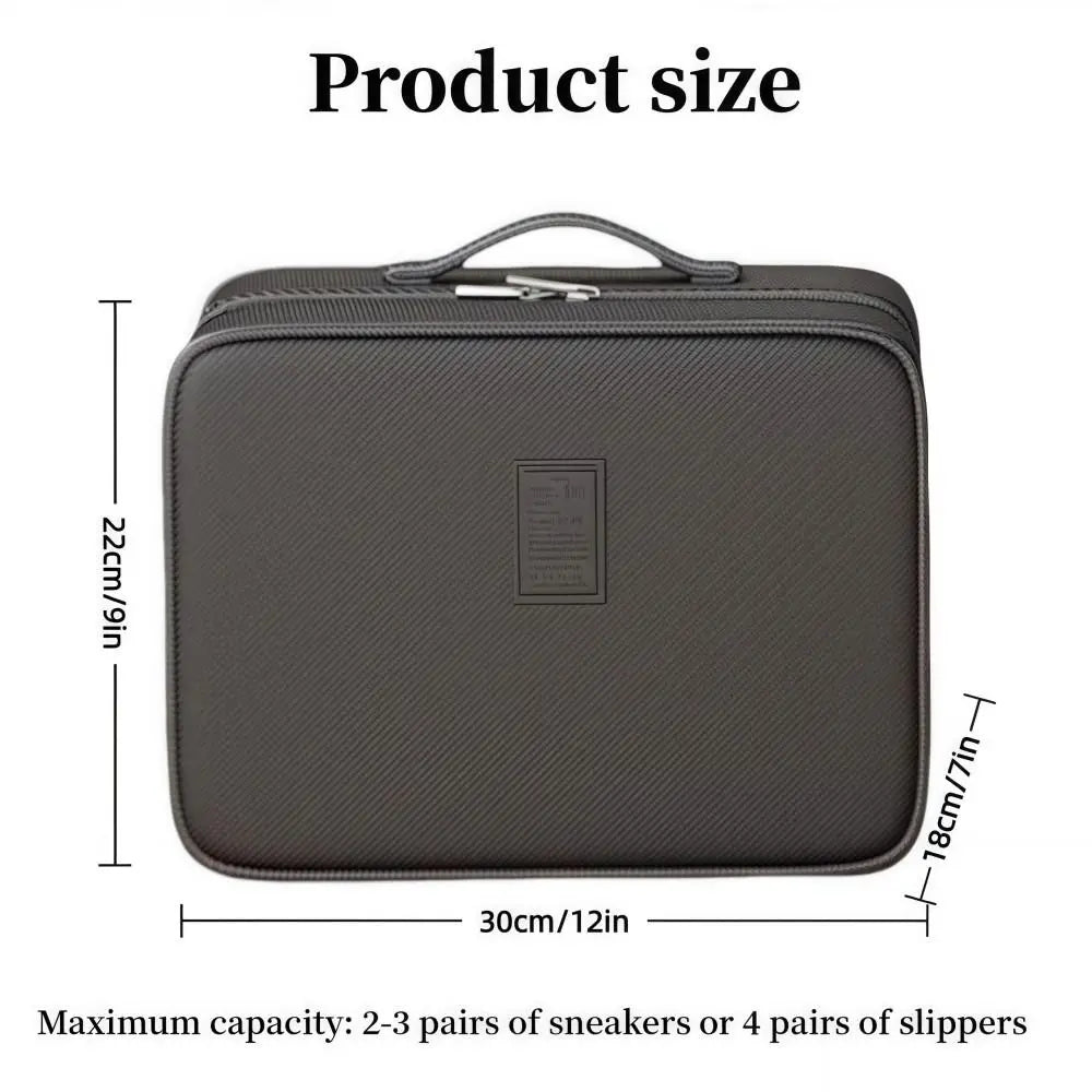 Waterproof Travel Shoe Bag – 4-Pair Oxford Cloth Organizer