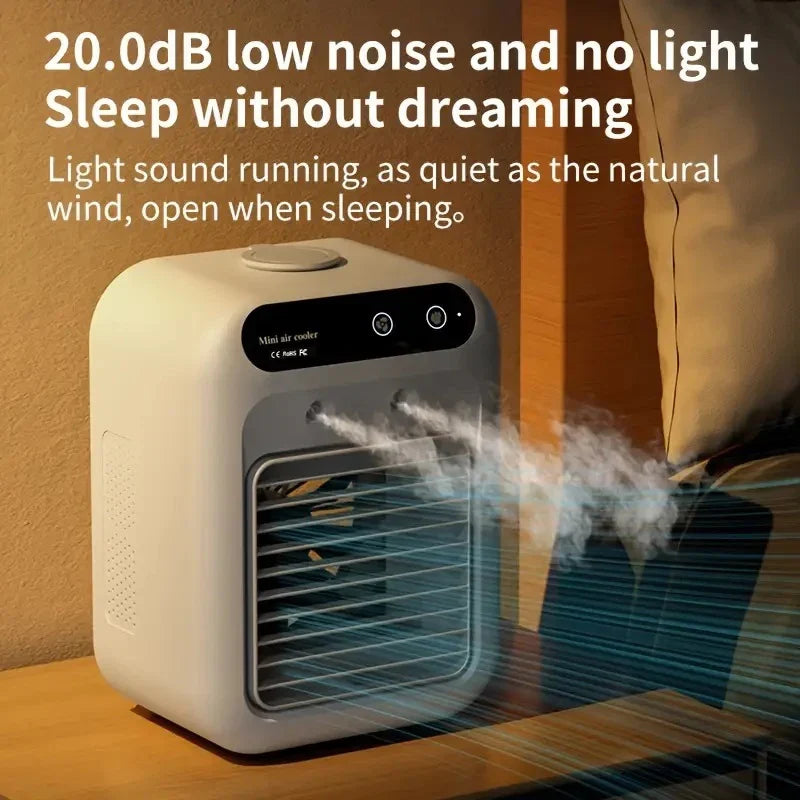 Evaporative Air Cooler Fan | Humidifier & Aromatherapy Desktop