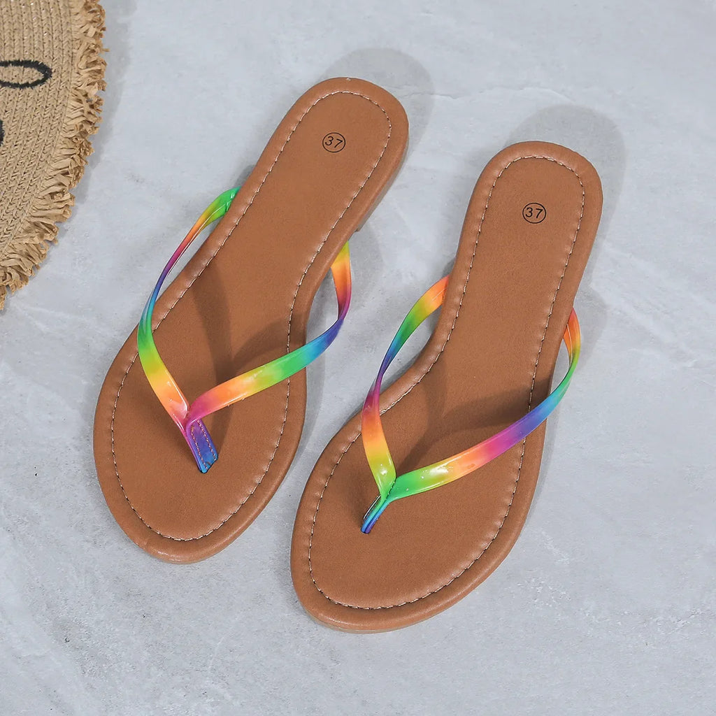 Women's Summer Flat Flip Flops | Soft EVA Beach Sandals