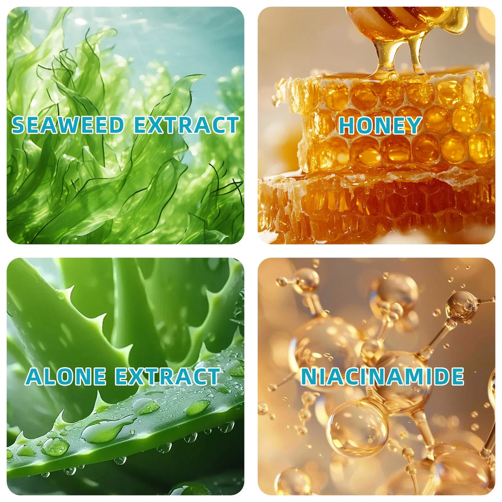 veérenae Seaweed Honey Face Serum | 24-Hour Moisture Lock