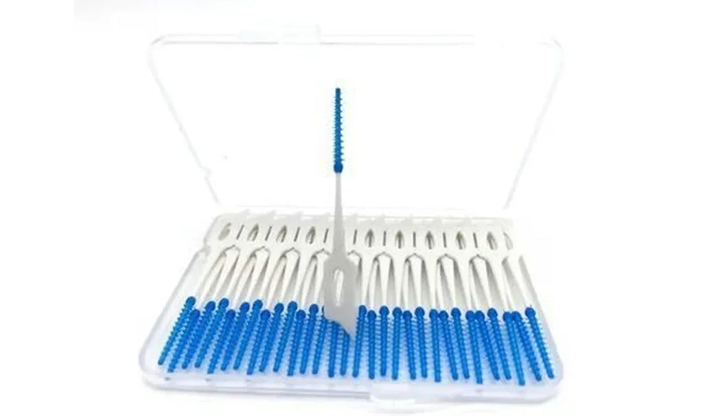 Soft Silicone Interdental Brushes 40 Pack – Teeth & Gum Care