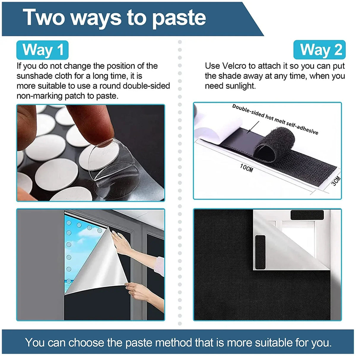 Temporary Blackout Blinds – Portable 100% Blackout Curtains