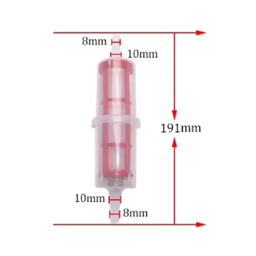 Inline Diesel Fuel Filter 8mm–10mm Hose | 1/2/3 Pack