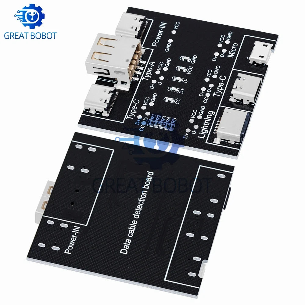 DT3 USB Cable Tester – Type-C, Micro USB & iOS Fault Detector