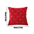 Christmas Tree Pillow Covers 17.7" | Star Pattern Cushion Cover