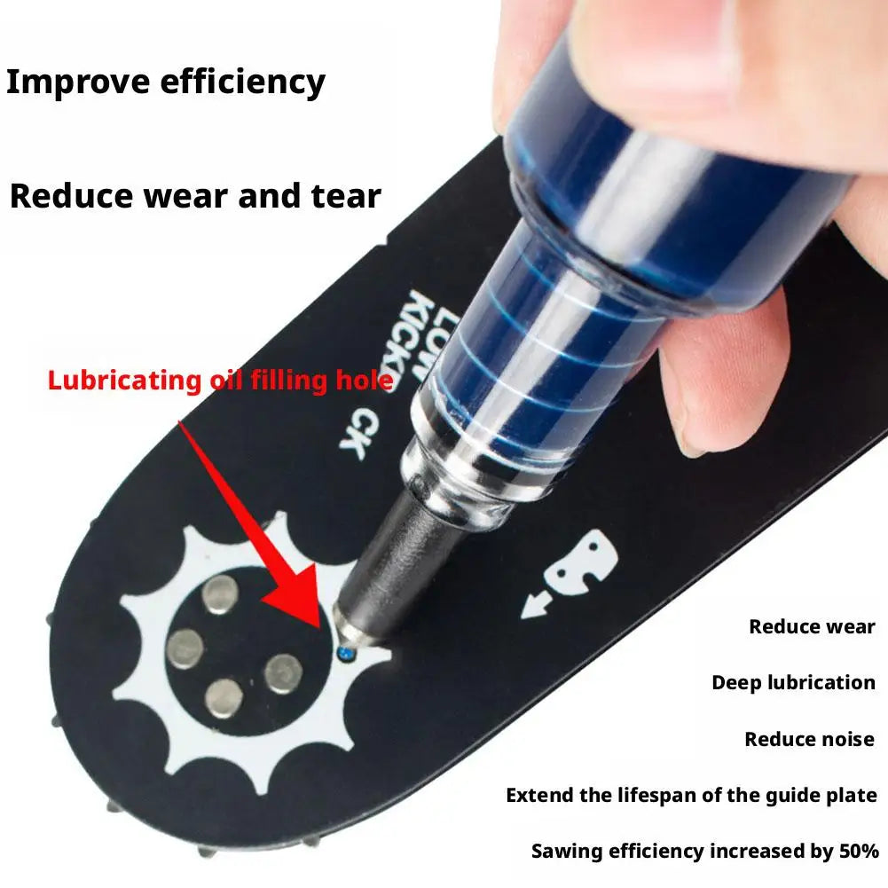 Precision Grease Pen for Chainsaw Guide Bar – Portable Lube Tool