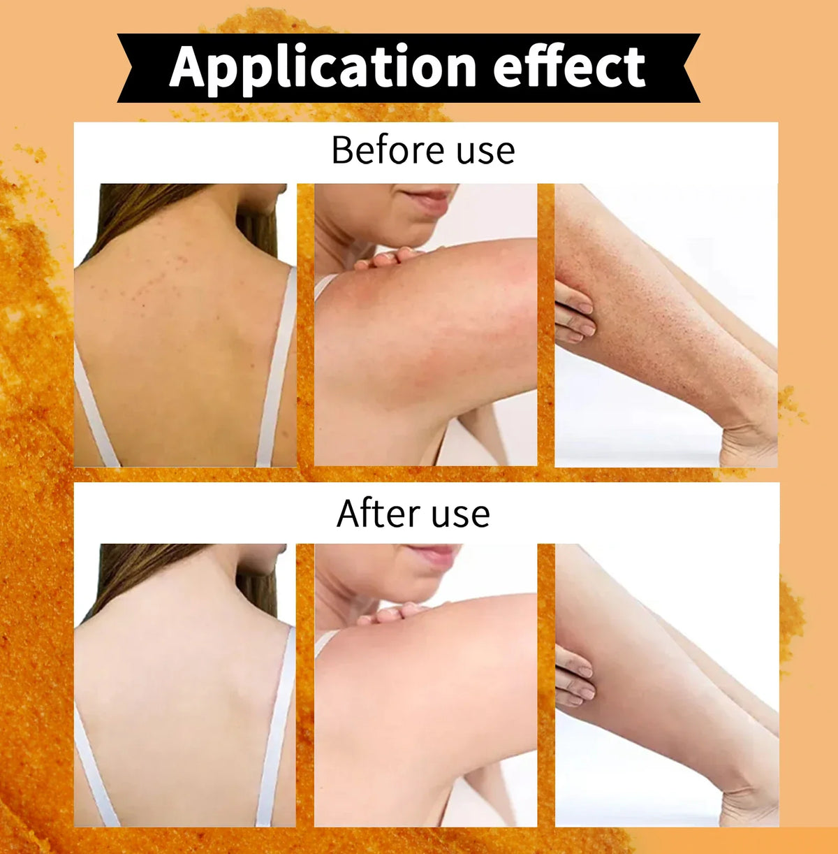 AILKE Turmeric & Lemon Face Body Scrub – Brightening 250g