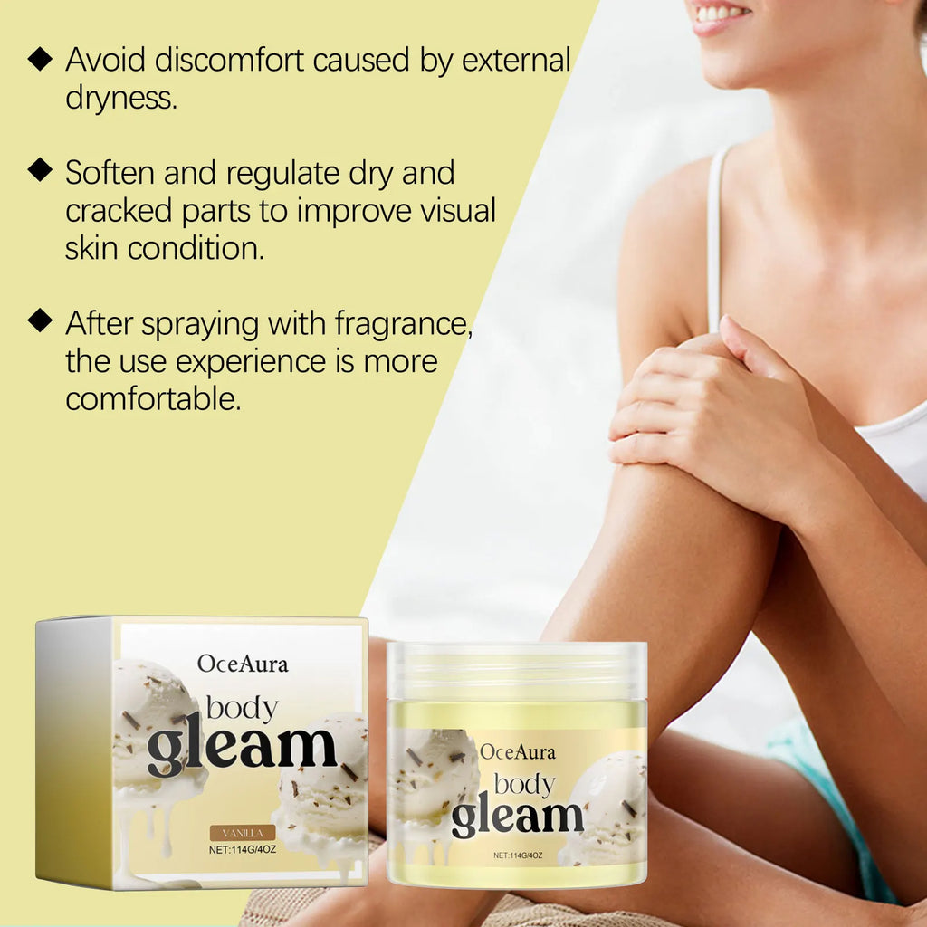 OceAura Vanilla Body Butter with Shea Butter – 114g Moisturizer