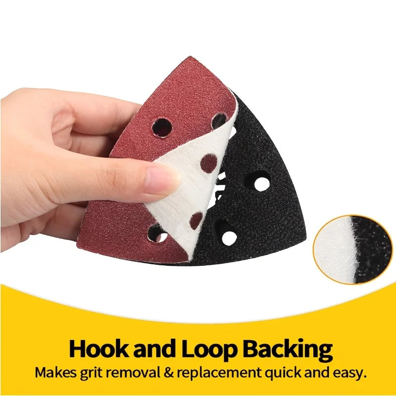 20 6-hole Triangular Polishing Pad Suitable Gypsum Other Surfaces