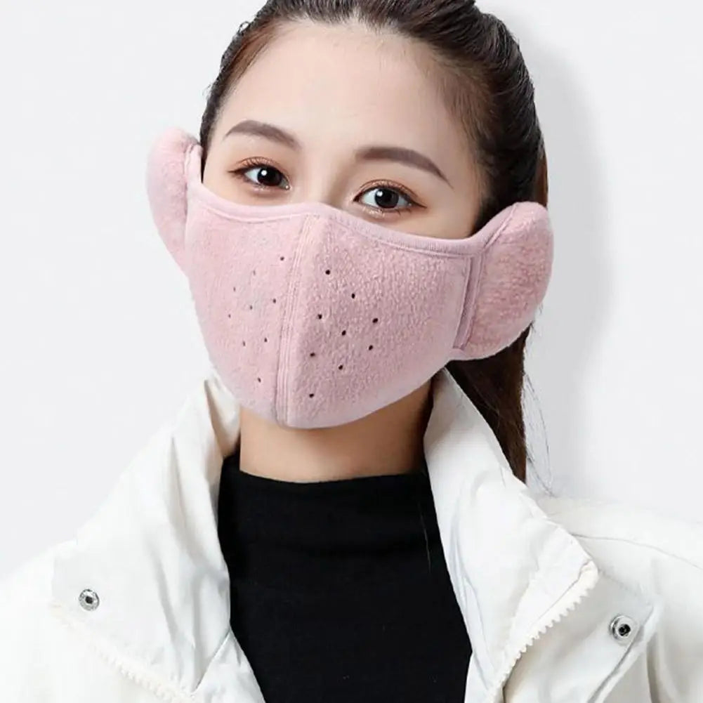 Winter Fleece Earmuffs & Windproof Face Mask – Unisex 1/2/3 Pcs