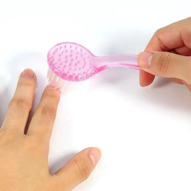 Soft Nail Dust Brush with Cover – Manicure & Toe Cleaning