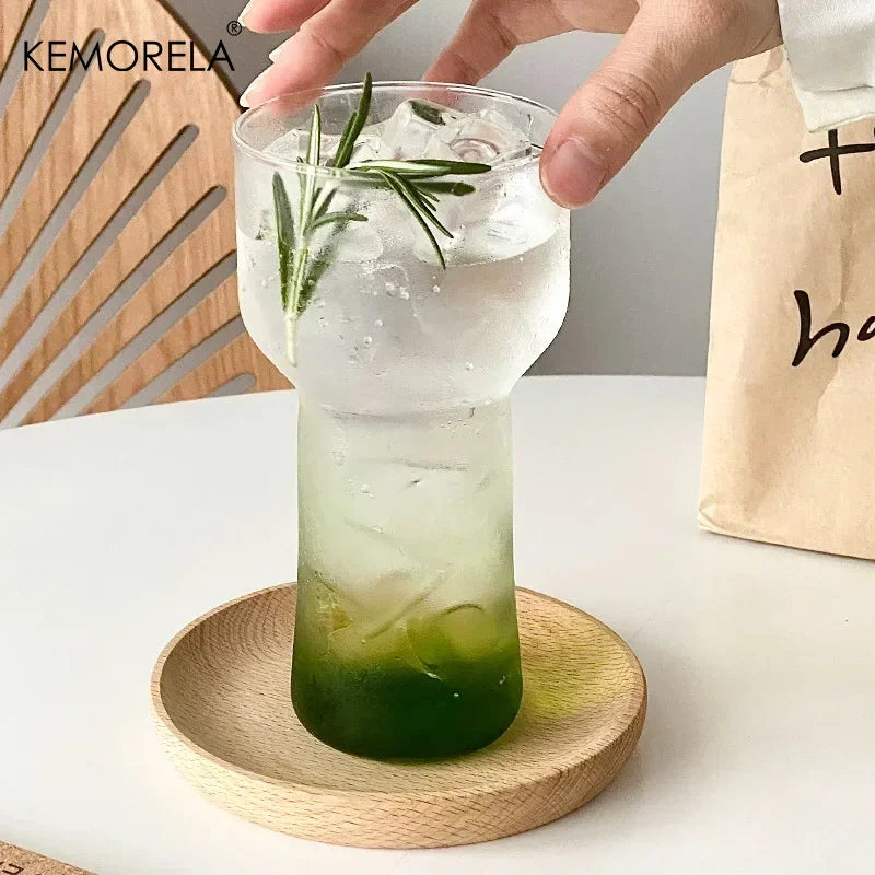 KEMORELA 400/500ml Borosilicate Glass Cup – Hot & Cold Drinks