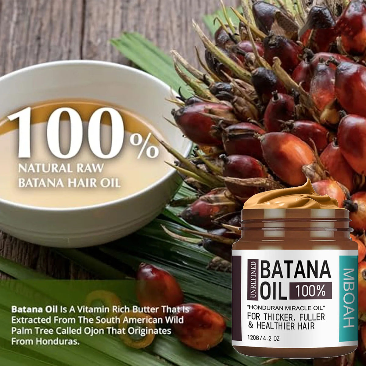 Batana Oil Hair Conditioner – Silkier, Fuller Hair | 120g