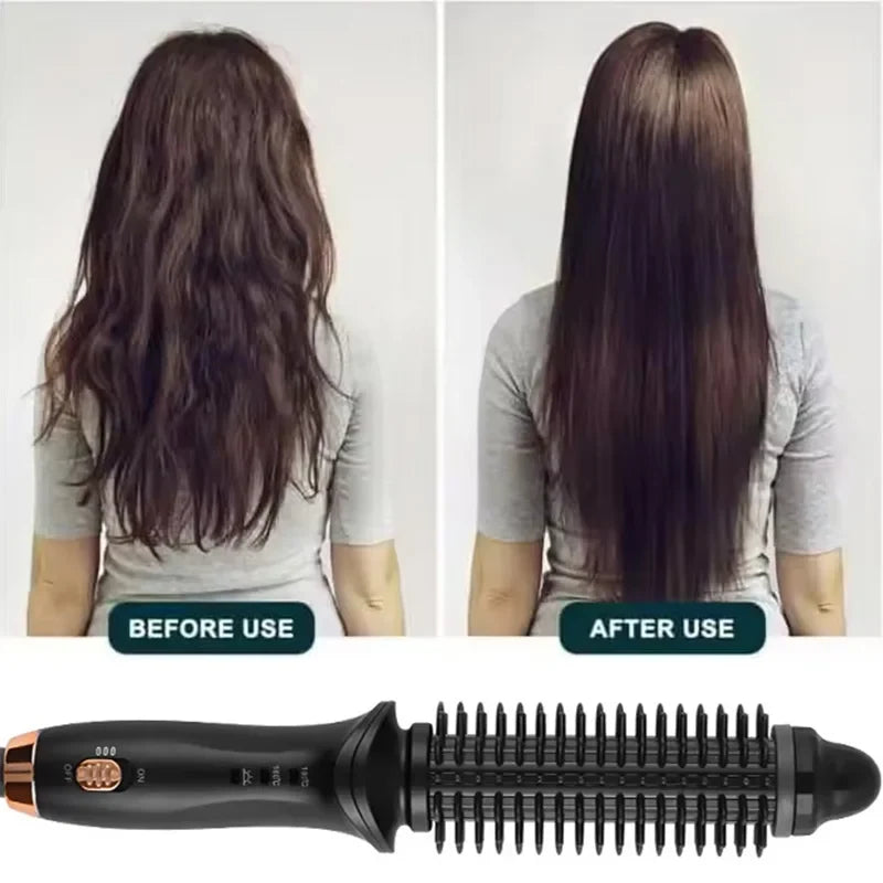 2-in-1 Ceramic Curling Iron & Hair Straightener Twist Set