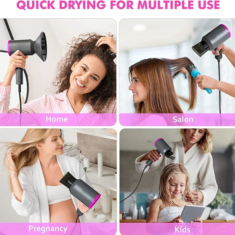 Foldable Ionic Hair Dryer 1200W | 3 Speed, Dual Voltage