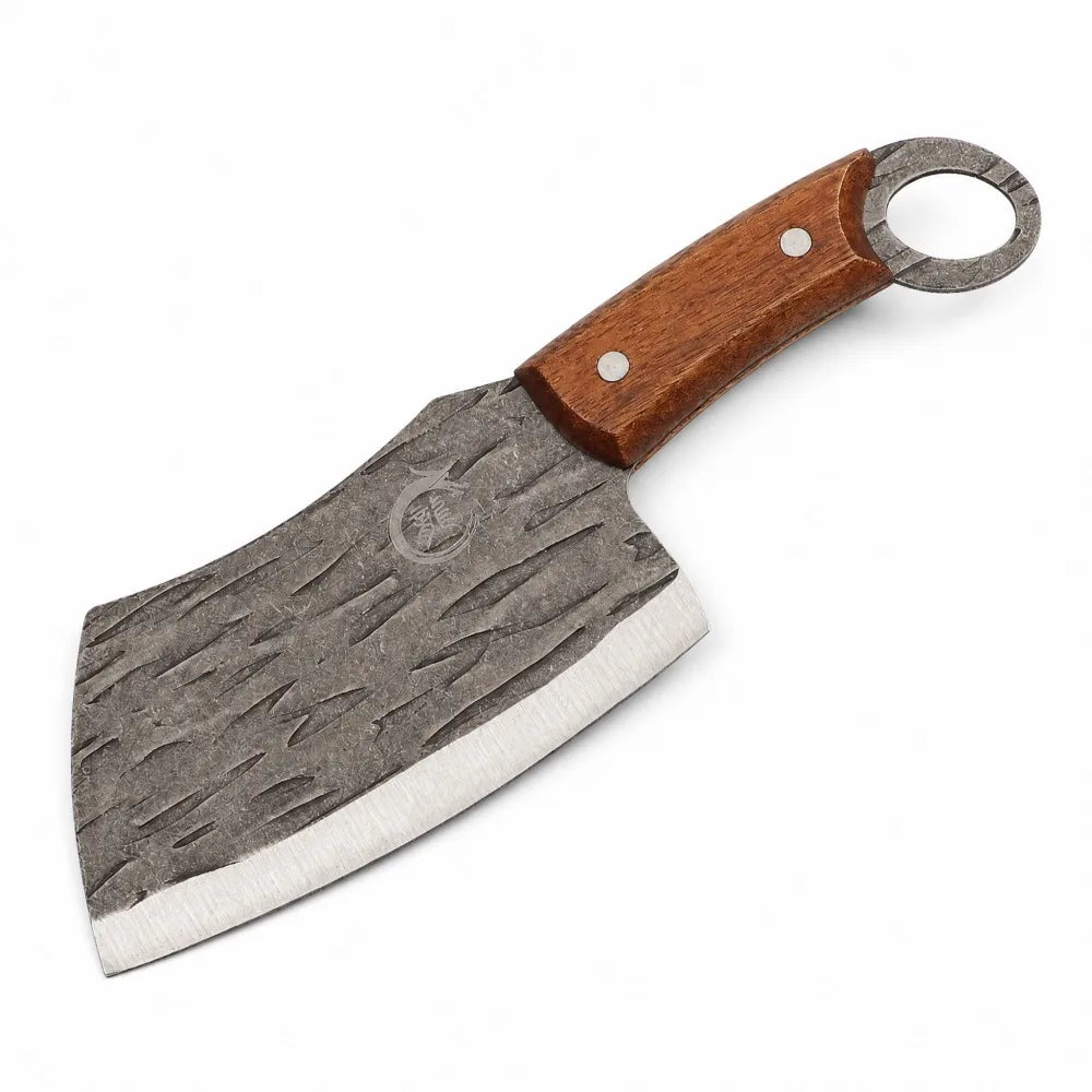 PLYS Forged Cleaver Knife – Stainless Steel & Wood Handle