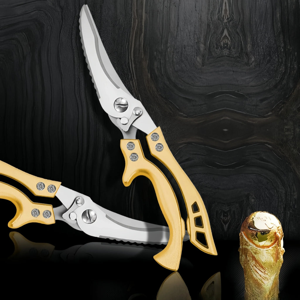 Multifunctional Stainless Steel Kitchen Scissors – Meat & Bone