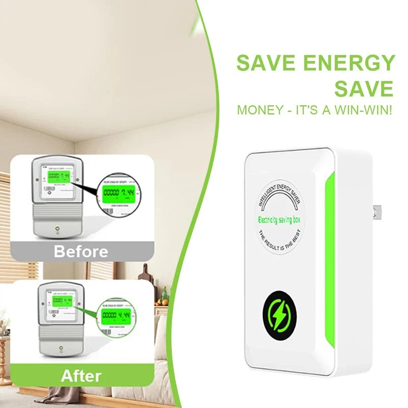Electric Energy Saver Smart Power Portable Electricity Saving Box US