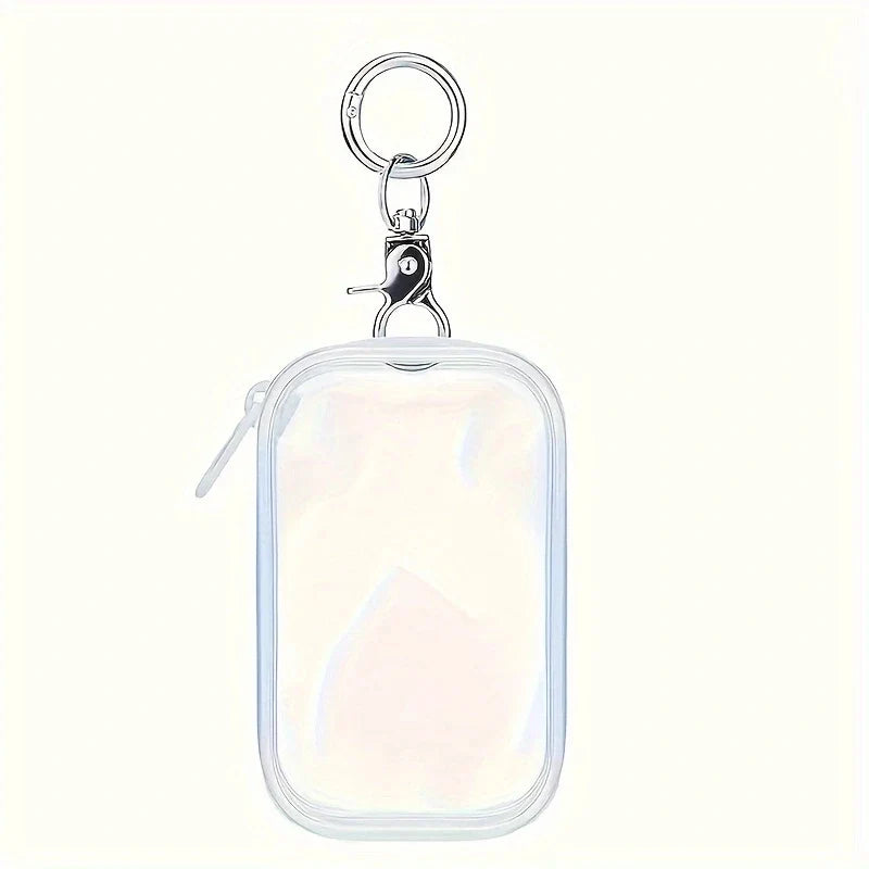 Clear Figure Display Bag with Keychain | Blind Box Mini Case