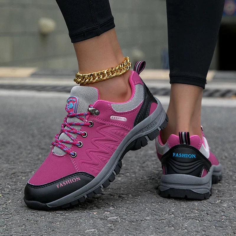 AZGB Women's Waterproof Hiking Shoes – Non-Slip Sneakers