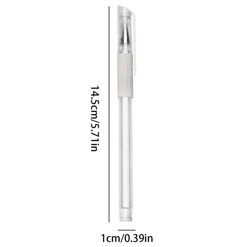 White Tattoo Skin Marker Gel Pen – Water-Soluble Sketch Pen