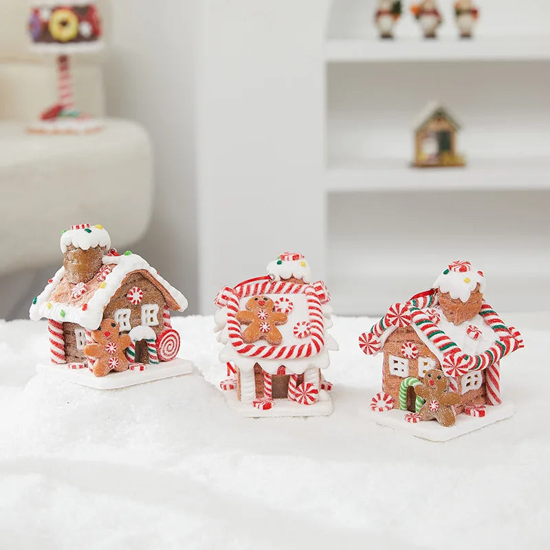 LED Gingerbread House Christmas Decoration | Glowing Ornament