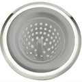 Silicone & Steel Sink Strainer – Hair Catcher & Drain Filter