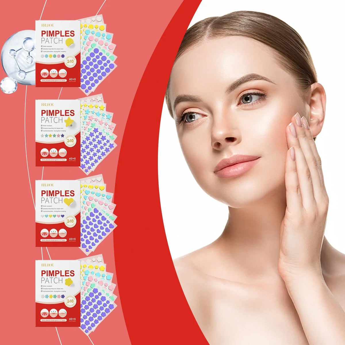 Pimple Patch Acne Invisible Removal Skin Care Stickers Concealer Face