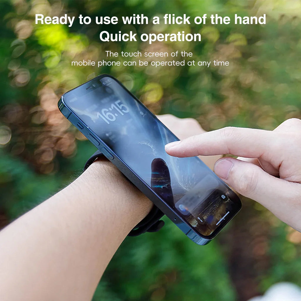 MagSafe Magnetic Wristband Phone Holder | Sports iPhone Mount