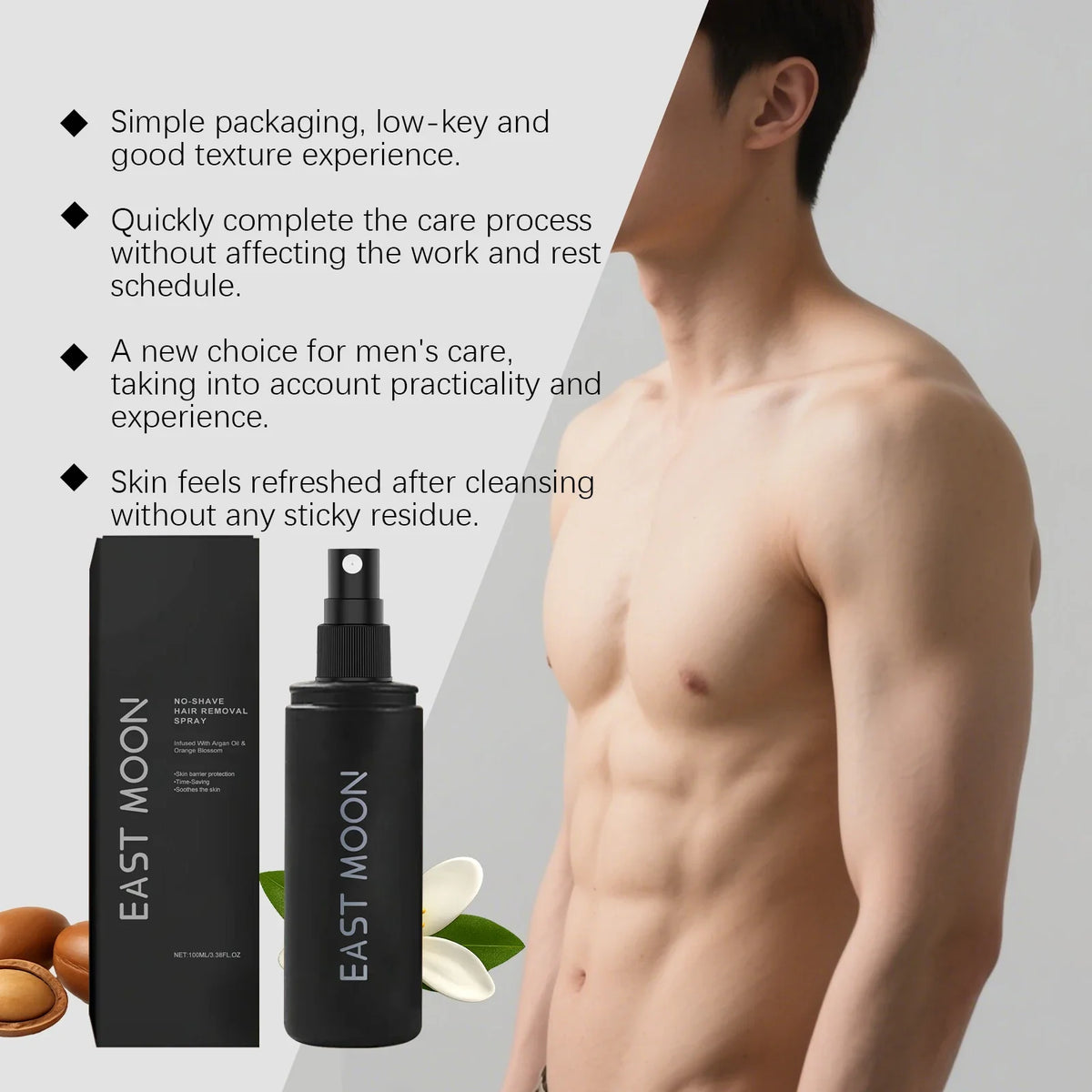 East Moon Argan Oil Hair Removal Spray – Growth Inhibitor 100ml