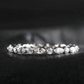 Huitan Marquise CZ Women's Ring – Thin Band Statement Jewelry