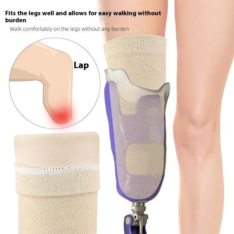Below Knee Prosthetic Gel Sleeve & Stump Shrinker | S & L