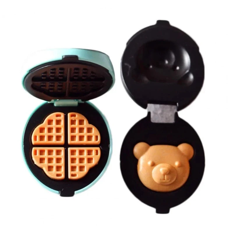 Miniature Waffle Maker Dollhouse Kitchen Toy – Pretend Play