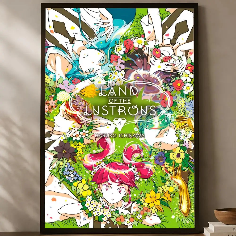 Land of the Lustrous Anime PVC Wall Poster – HD Self-Stick