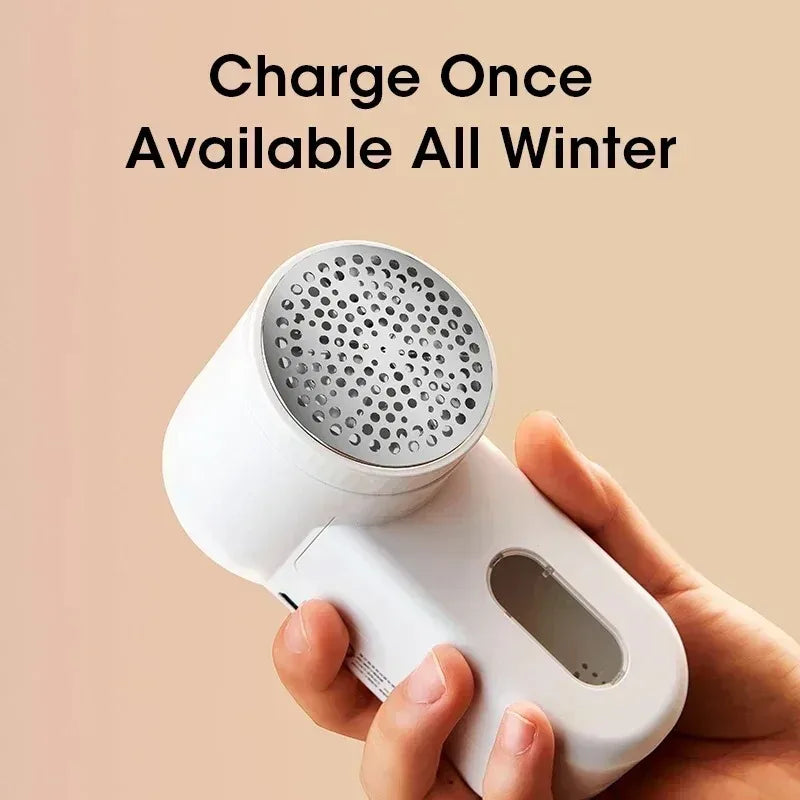 Electric Lint Remover – Wireless 6-Blade Fabric Shaver