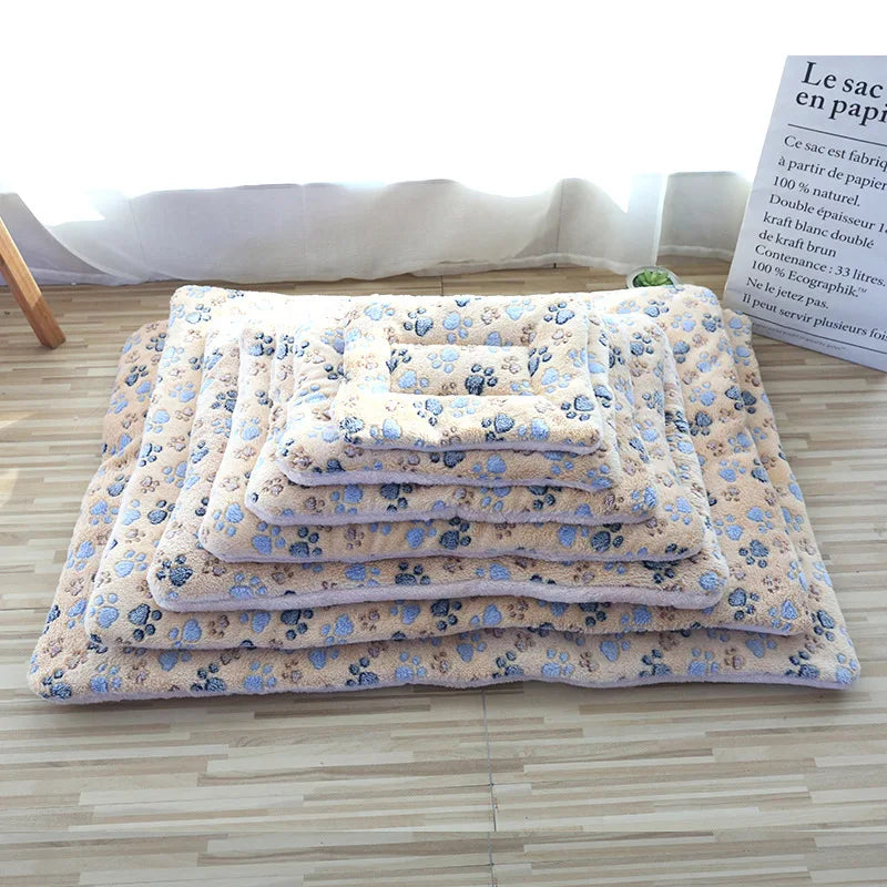 Thickened Plush Mat Cat Bed Sleeping Dog Coral Fleece Blanket Cotton