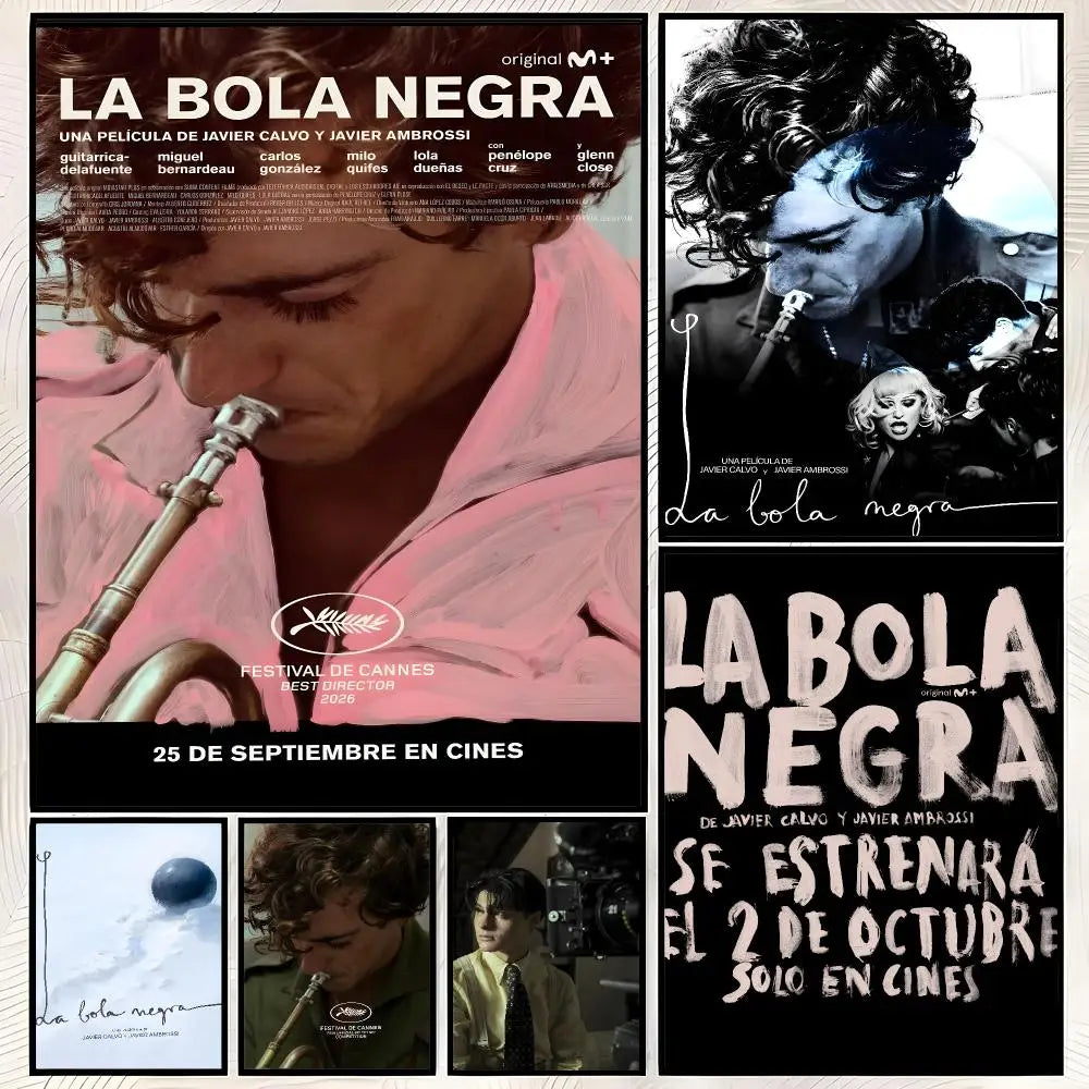 La Bola Negra Black Ball HD Wall Art Poster – Self-Stick Decor