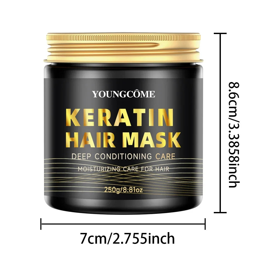 Collagen Keratin Hair Mask – Deep Moisture & Frizz Control 250g