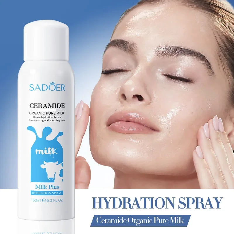 SADOER Ceramide Hydrating Face Mist Toner Spray Set 2×150ml