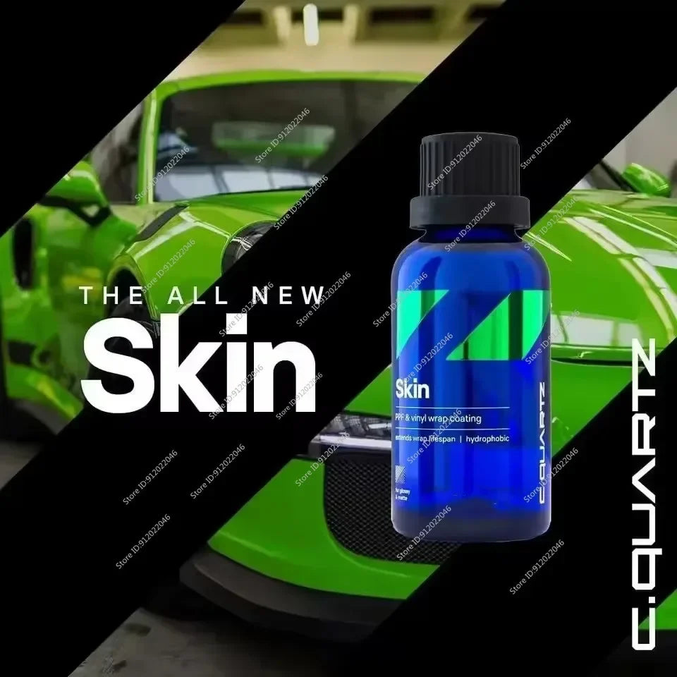 CAR CQUARTZ Skin PPF Vinyl Nano Coat UV Protection Wrapped Vehicles
