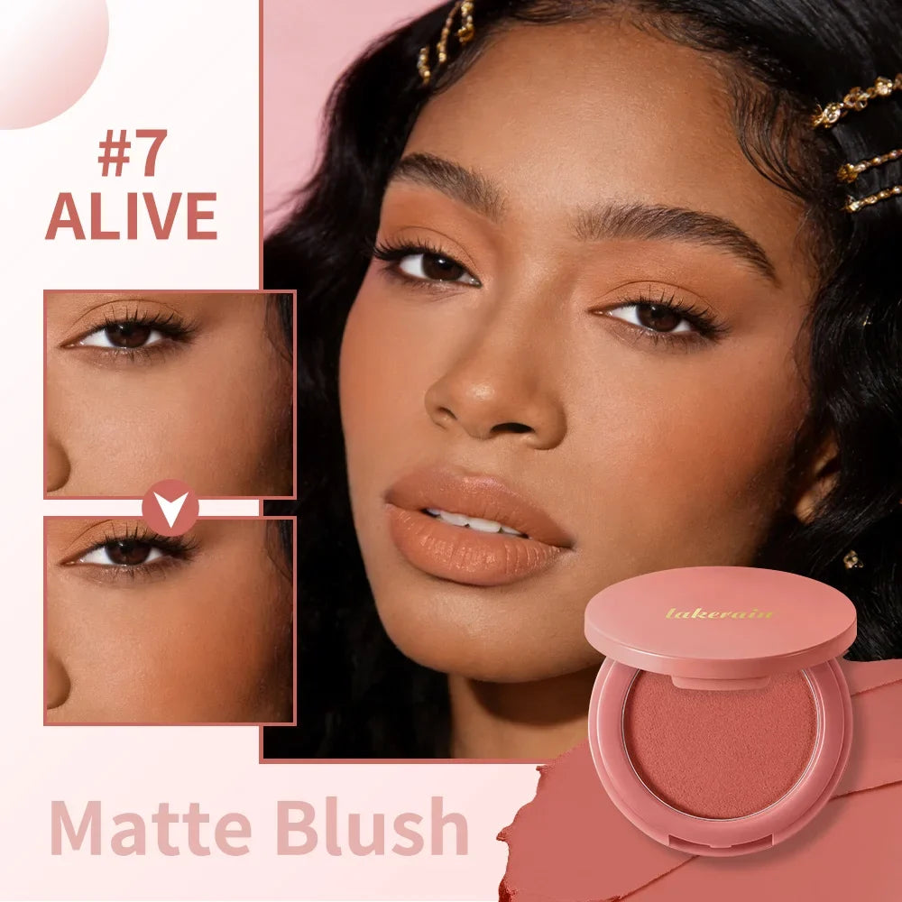 Lakerain Matte Bouncy Liquid Blush – Velvety, Long-Lasting Tint